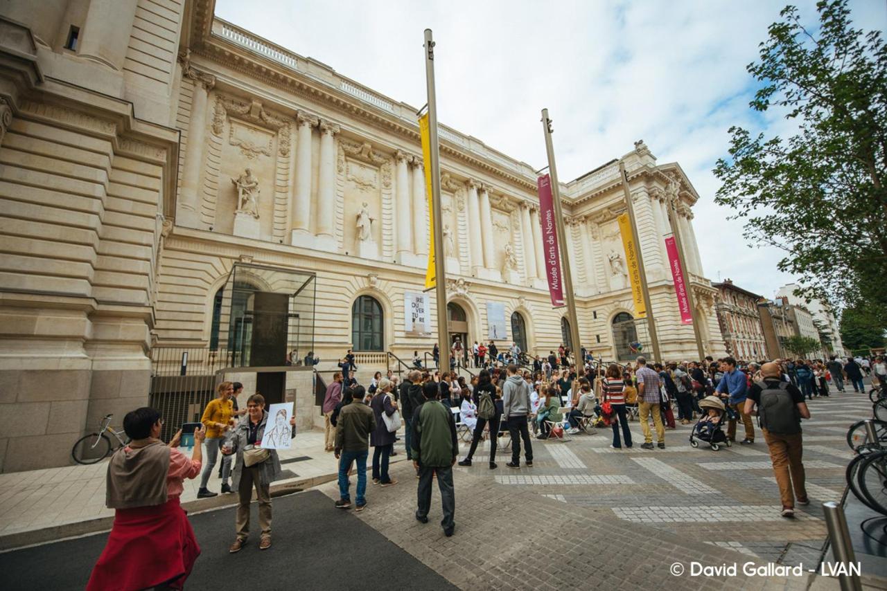 Pour Une Escapade A Nantes, Face Au Musee D'Arts Lägenhet Exteriör bild
